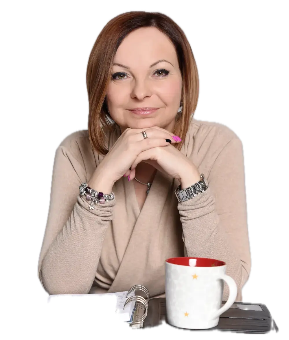 Benedek Szilvia munka- és szervezetpszichológus konzultáció közben – Budapest II. kerület